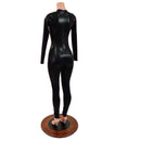 Black Mystique Scoop Neck Catsuit - Coquetry Clothing