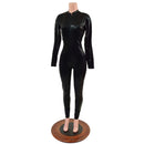 Black Mystique Stella Catsuit - Coquetry Clothing