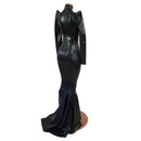Black Mystique Turtle Neck Gown - Coquetry Clothing