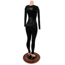 Black Mystique Zipper Catsuit - Coquetry Clothing