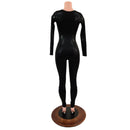 Black Mystique Zipper Catsuit - Coquetry Clothing