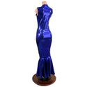 Blue Sparkly Jewel Fishtail Gown - 6