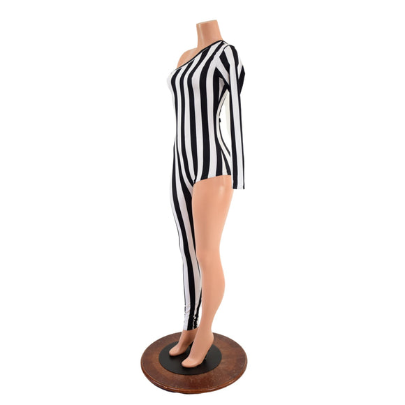 Bowie Inspired Stripe Catsuit - Coquetry Clothing