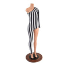 Bowie Inspired Stripe Catsuit - Coquetry Clothing