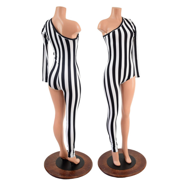 Bowie Inspired Stripe Catsuit - 1