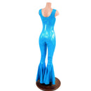 Bowie Inspired Turquoise Catsuit with Bolt - Coquetry Clothing