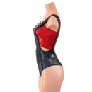 Brazilian Back Suspender Romper in Black Holographic (top sold separately) - Coquetry Clothing