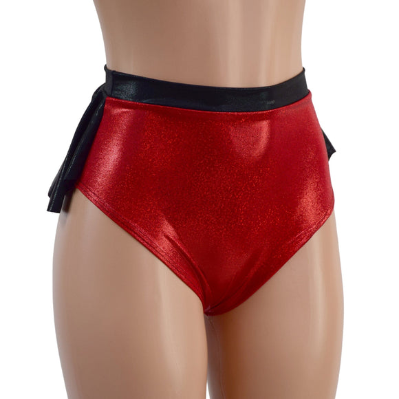 Brazilian Cut Ruffle Rump Siren Shorts - Coquetry Clothing
