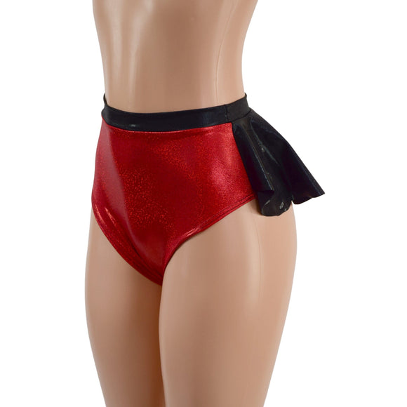Brazilian Cut Ruffle Rump Siren Shorts - Coquetry Clothing