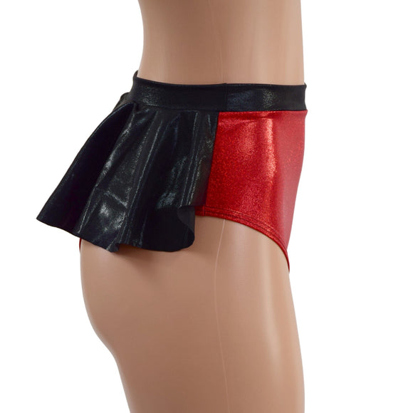 Brazilian Cut Ruffle Rump Siren Shorts - Coquetry Clothing