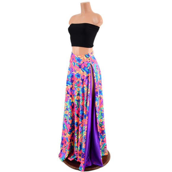 Break Away Fully Lined Maxi Skirt - Coquetry Clothing