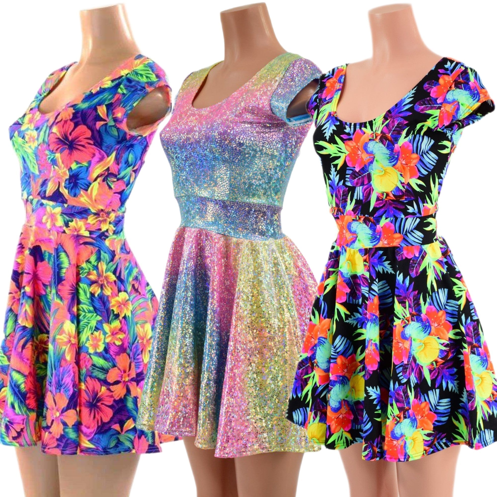 Build Your Own Cap Sleeve Skater Dress - Coquetry Clothing
