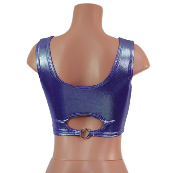 Build Your Own High Or Low Reversible Cutout Oring Mini Crop - Coquetry Clothing