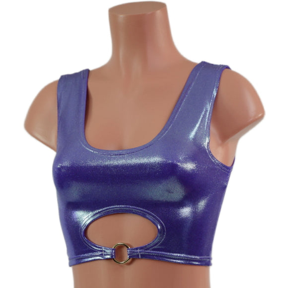Build Your Own High Or Low Reversible Cutout Oring Mini Crop - Coquetry Clothing