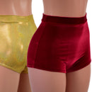 Build Your Own High Waist Pinup Shorts with Boy Cut Leg - Coquetry Clothing