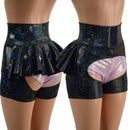 Build Your Own High Waist Short Chaps with Ruffle Rump (Shorts sold separately) - Coquetry Clothing