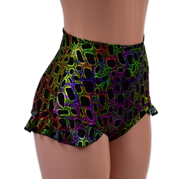 Build Your Own High Waist Siren Shorts with Hip Ruffles - Coquetry Clothing