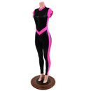 Cap Sleeve V Front Catsuit with Stella Neckline - Coquetry Clothing