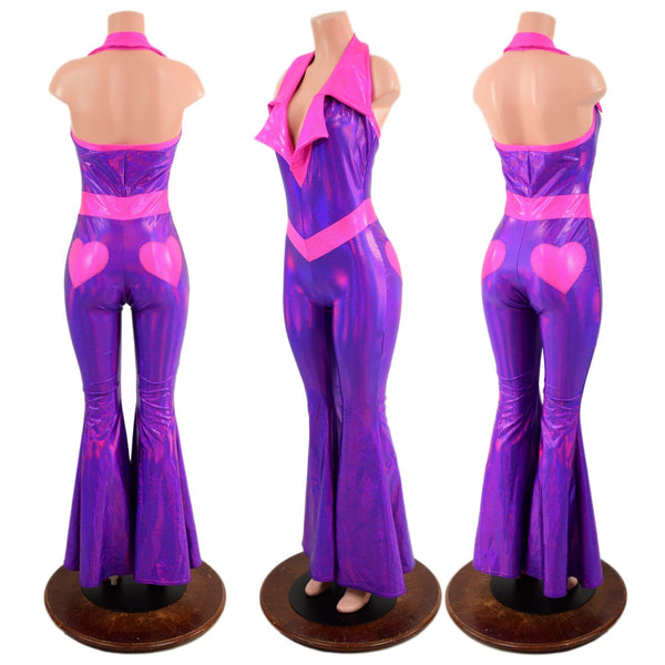 Valentine Solar Flare V Front Catsuit with Showtime Collar - 1