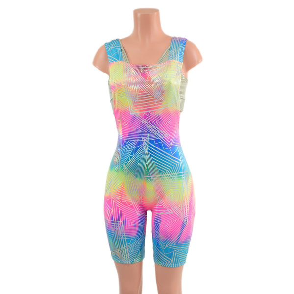 Suspender Overall Romper with 8" Inseam and Back Pockets (Top sold separately) - 7