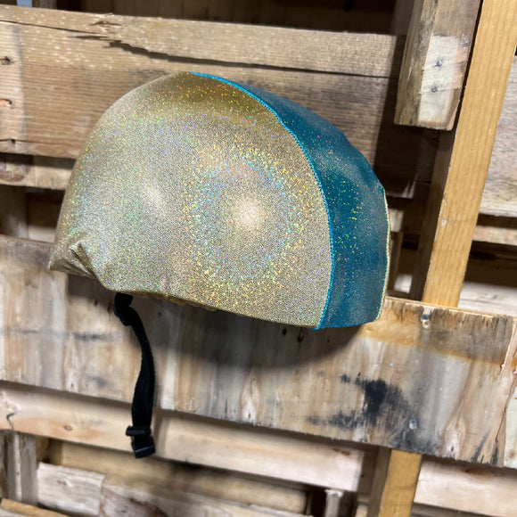 Center Striped Roller Derby Helmet Cover (Cover Only) - Coquetry Clothing