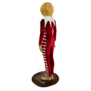 Childrens 2PC Elf Catsuit and Collar Set in Red Velvet - Coquetry Clothing