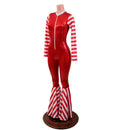 Christmas Elf Bell Bottom Catsuit - Coquetry Clothing