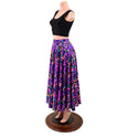 Circle Cut Maxi Skirt in Rainbow Leopard - 7