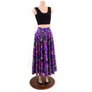 Circle Cut Maxi Skirt in Rainbow Leopard - Coquetry Clothing