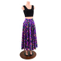 Circle Cut Maxi Skirt in Rainbow Leopard - 10