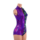 Color Split Sleeveless Stella Romper - Coquetry Clothing