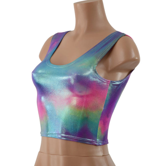 Cotton Candy Crop Tank READY to SHIP - Coquetry Clothing