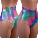 Cotton Candy High Waist Siren Shorts - Coquetry Clothing