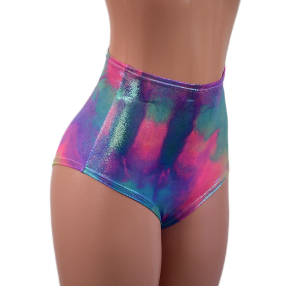 Cotton Candy High Waist Siren Shorts - Coquetry Clothing