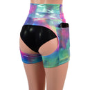 Cotton Candy Short Chaps with Side Pockets - Coquetry Clothing