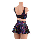 Cyberspace Rave Skirt & Starlette Bralette Set - Coquetry Clothing