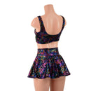 Cyberspace Rave Skirt & Starlette Bralette Set - Coquetry Clothing