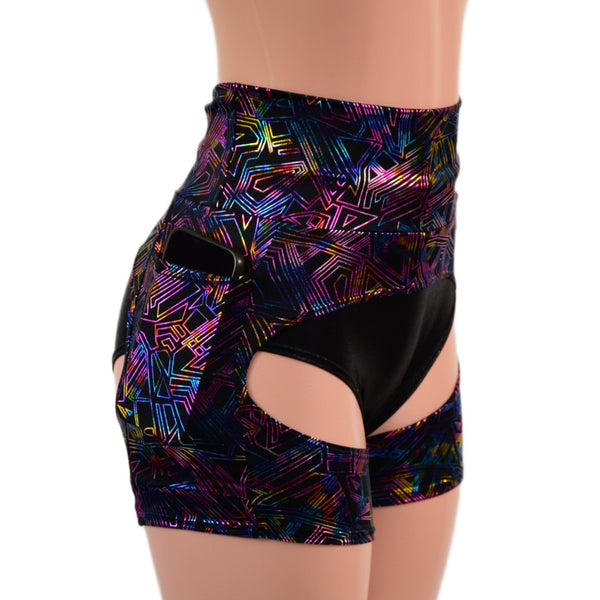 Cyberspace Short Chaps with Side Pockets - 4