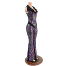 Cyberspace Solar Flare V Front Catsuit with Showtime Collar - Coquetry Clothing