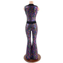 Cyberspace Solar Flare V Front Catsuit with Showtime Collar - Coquetry Clothing