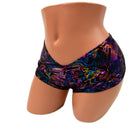 Cyberspace Ultra Cheeky Booty Shorts - Coquetry Clothing