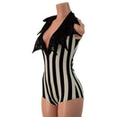 Demonica Collared Romper - Coquetry Clothing
