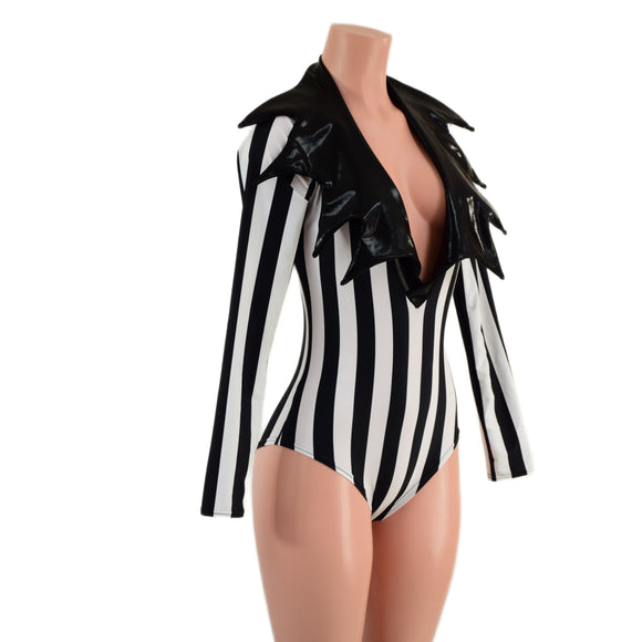 Demonica Collared Romper - Coquetry Clothing