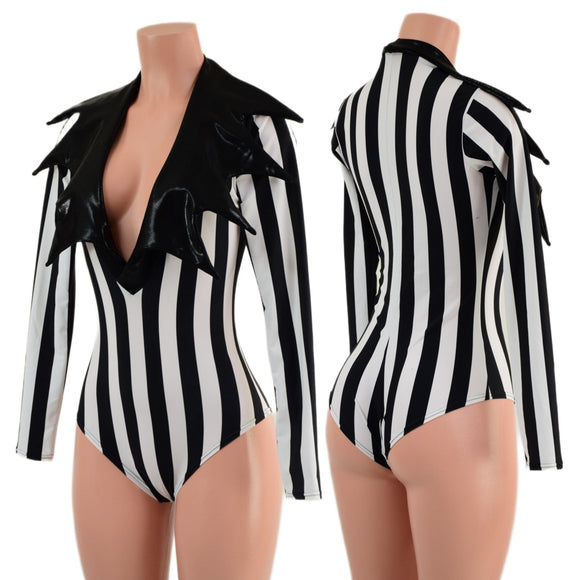 Demonica Collared Romper - Coquetry Clothing