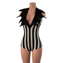 Demonica Collared Romper - 2