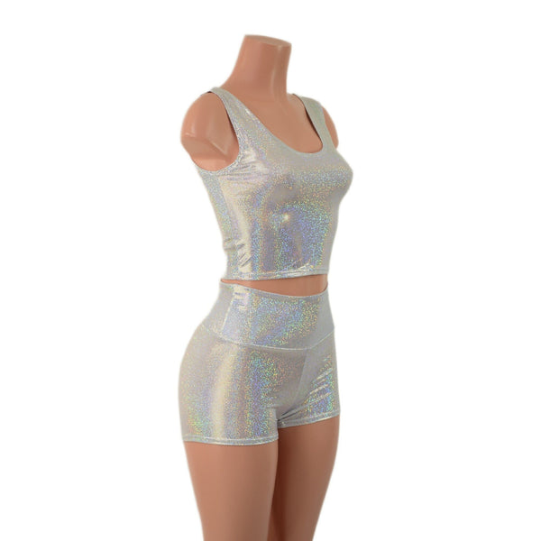 Diamonds in the Sky High Waist Shorts OR Top READY to SHIP - 3