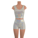 Diamonds in the Sky High Waist Shorts OR Top READY to SHIP - Coquetry Clothing
