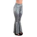 Distortion Velvet High Waist Bell Bottom Flares - Coquetry Clothing