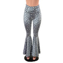 Distortion Velvet High Waist Bell Bottom Flares - Coquetry Clothing