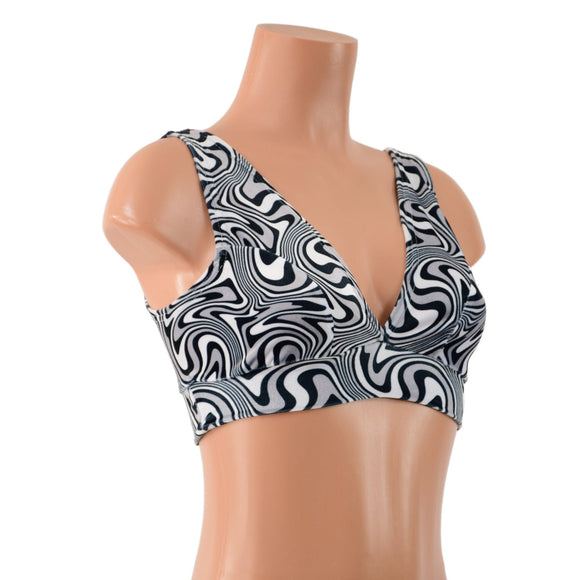 Distortion Velvet Starlette Bralette - Coquetry Clothing
